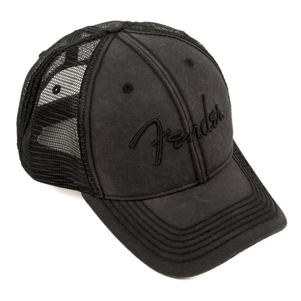 0885978691012 - Fender® Blackout Trucker Cap Auslaufartikel !!