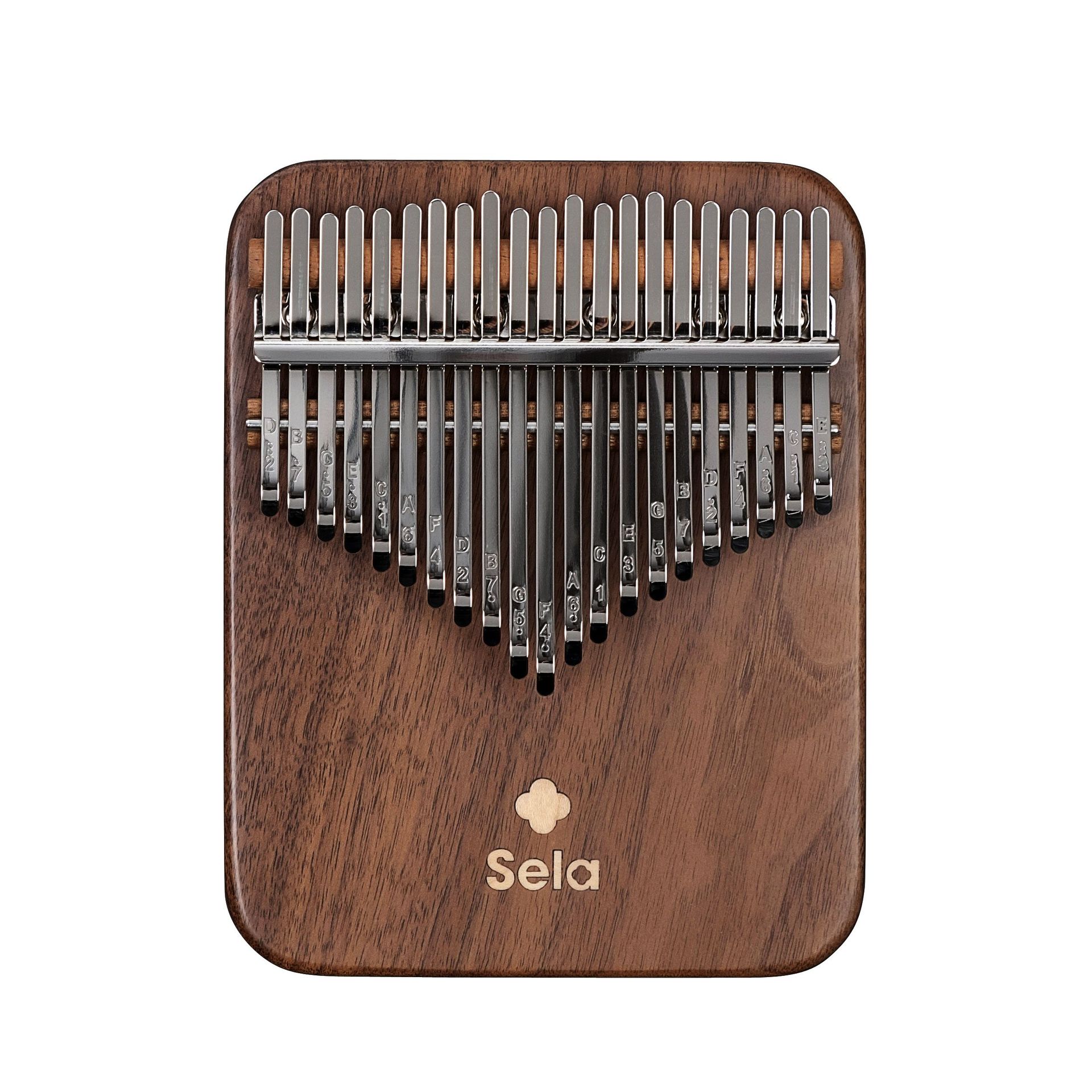 4026929929105 - Sela Kalimba 21 Solid Black Walnut