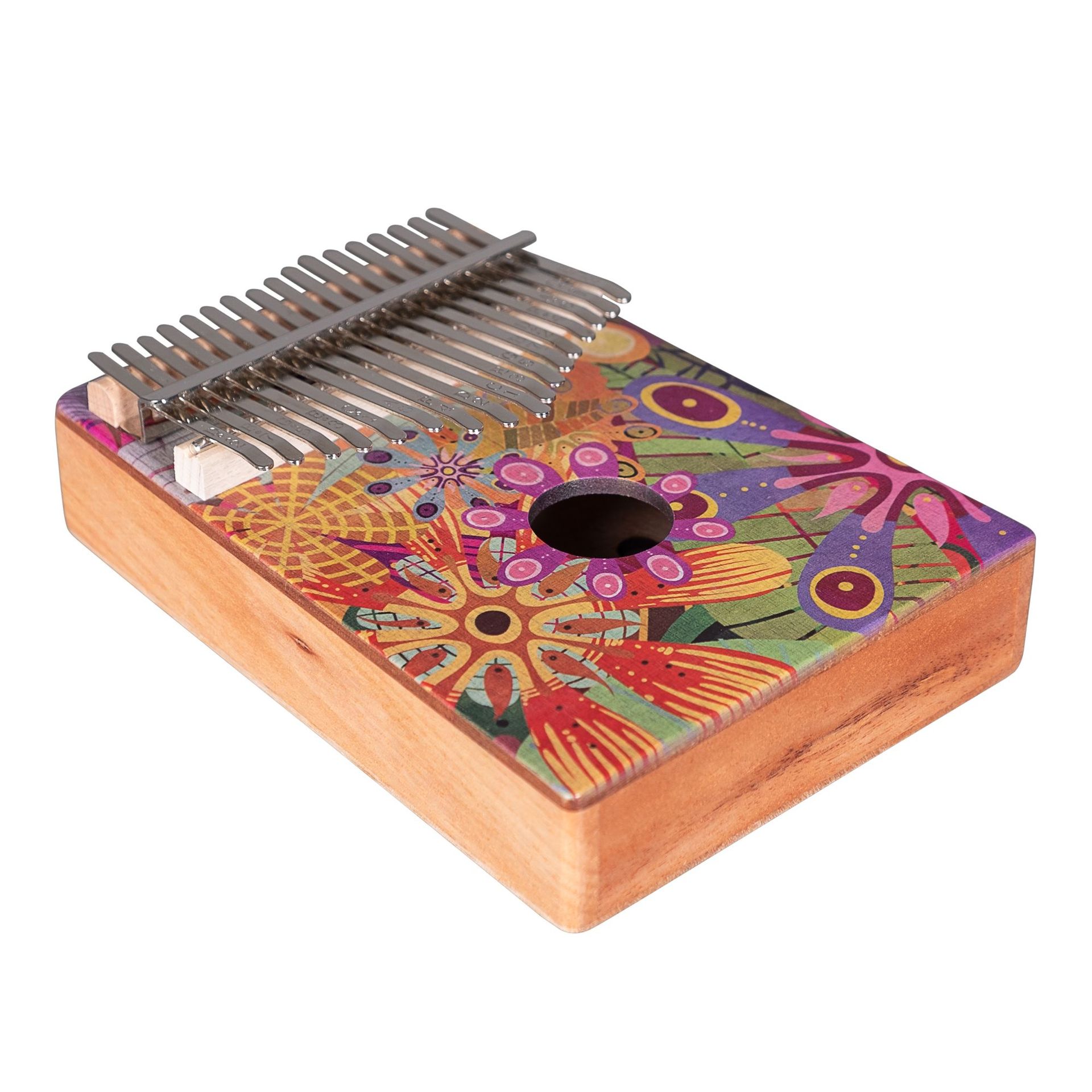 4026929927088 - Sela SE 253 Kalimba 17 Flower Power