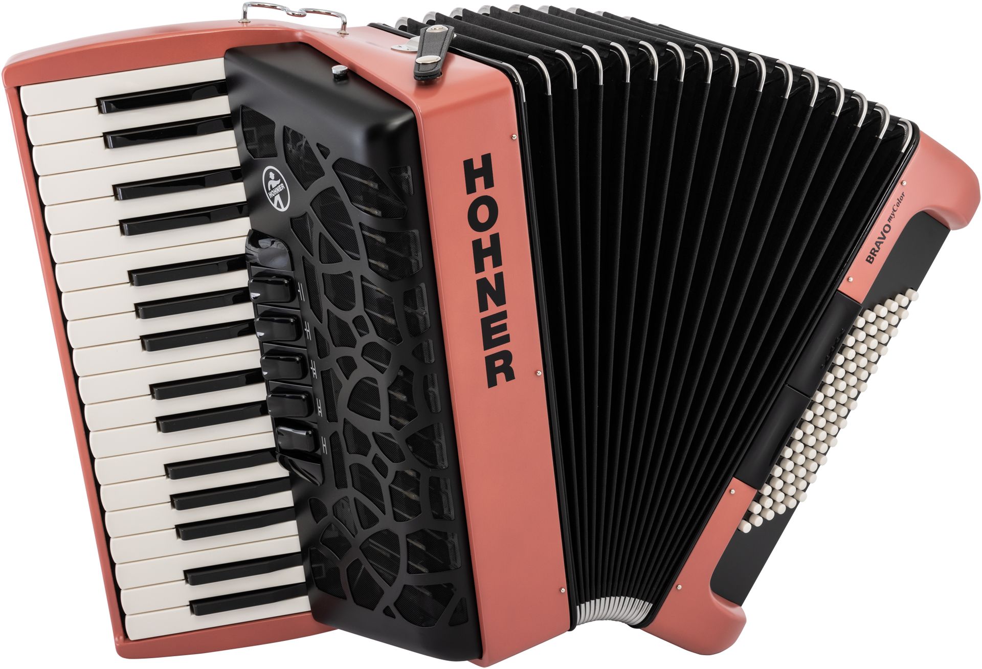 Hohner Akkordeon Bravo III 72 fire HOA166193  MY COLOR 72 Bässe, silent Key