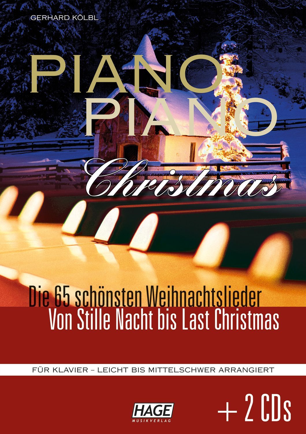 Noten Piano Piano Christmas (+2CDs) EH3699 Weihnachten Klavier