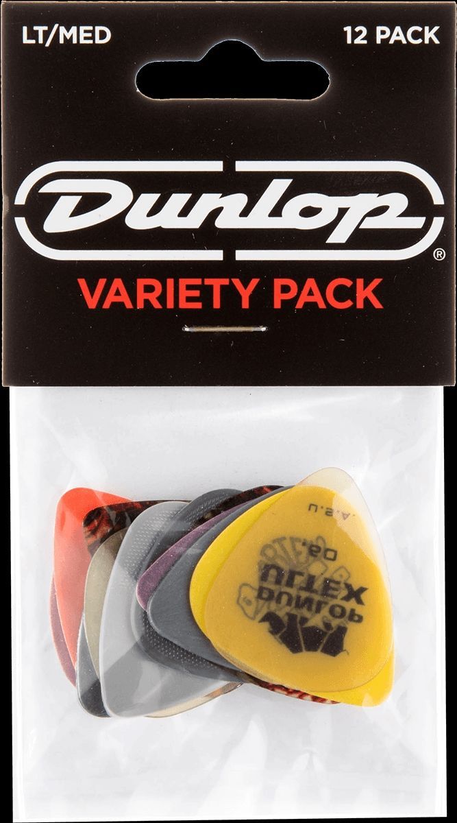 Dunlop ADU PVP101 Variety Pack 12er Plektrenset für Gitarre