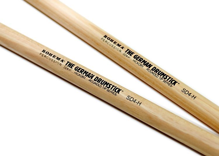 Rohema Step SD4-H Rounded Tip Hickory Drumsticks 61327