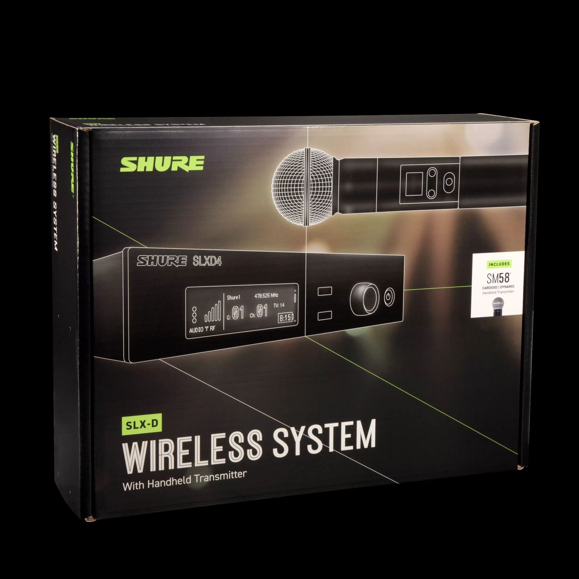 Shure SLXD24E/SM58 H56 Digitales Vocal Wireless System UHF