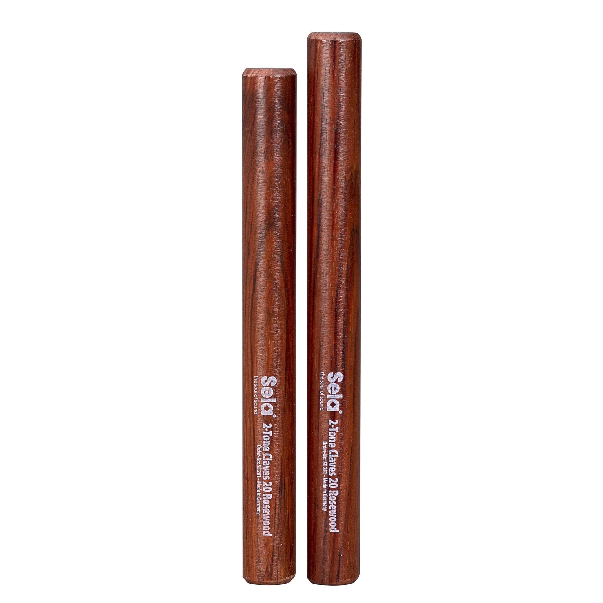 4026929927668 - Sela 2-tone claves 20 Rosewood