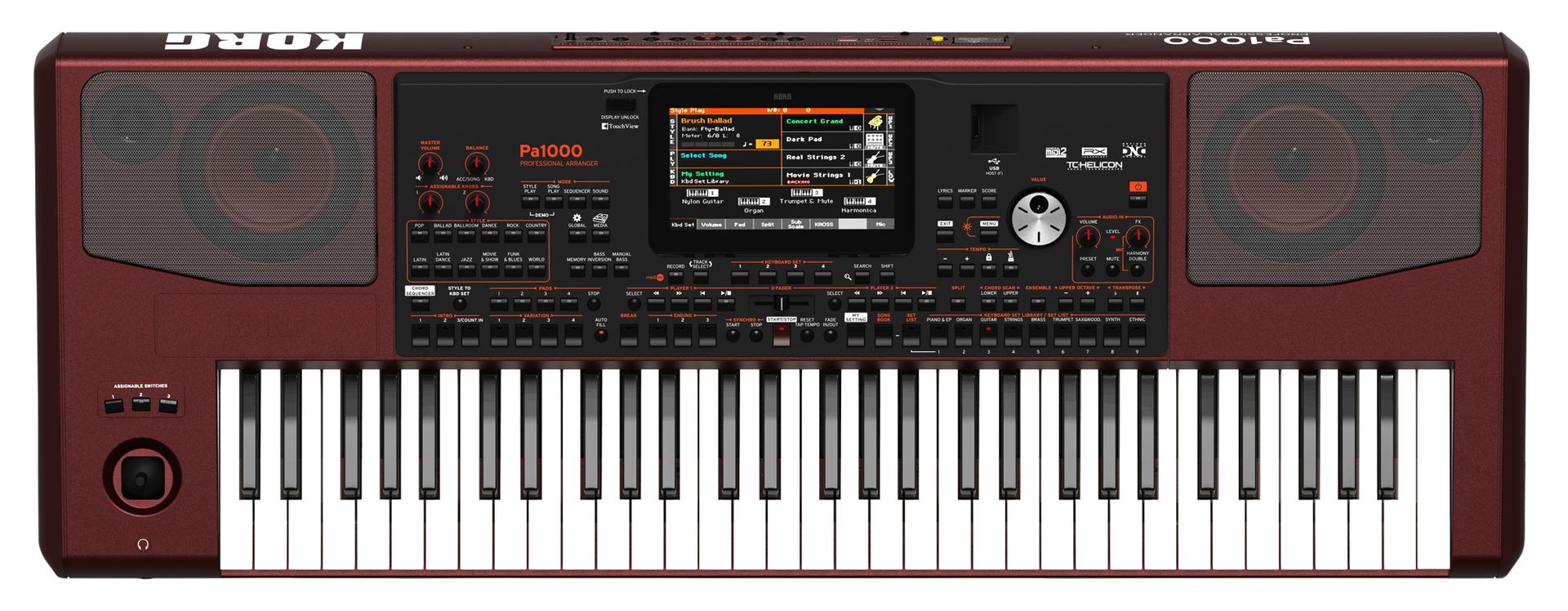 Korg PA-1000 Entertainer-Workstation mit über 430 Styles,über 1152 Sounds,PA1000