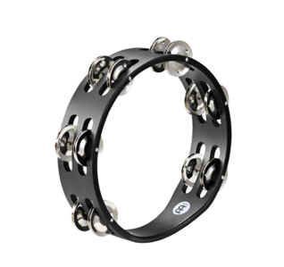 0840553066258 - - Compact Tambourine CTA2S-BK Double Row Steel