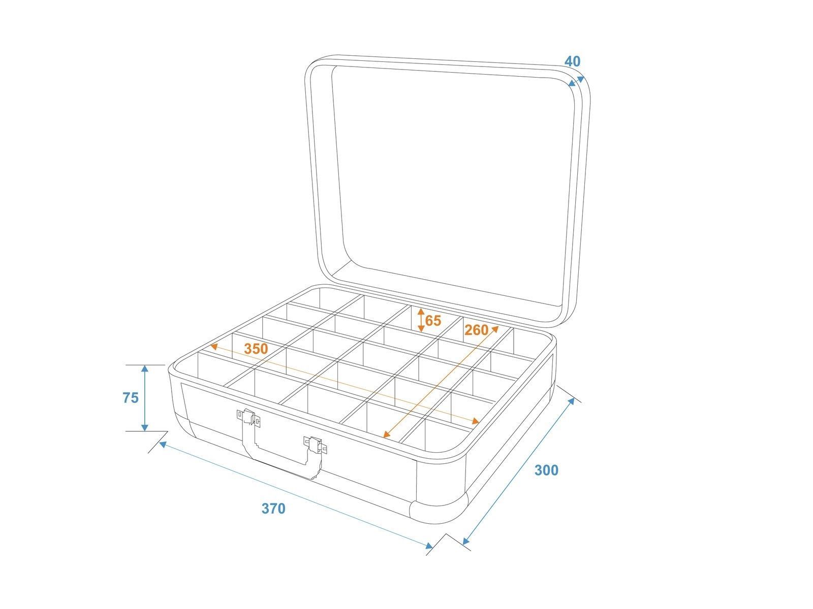 ROADINGER UDC-1 Universal-Koffer-Case DEVIDER 