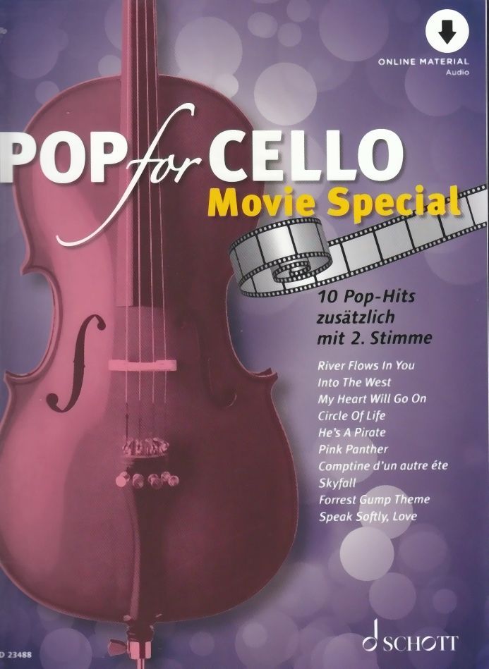 Noten Pop for Cello 1 -> Movie Special (+Online Audio) + 2. Stimme ED 23488