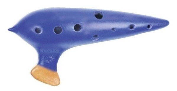 4046662099774 - GEWA Ocarina Premium 10 Loch G blau Konzert-Okarina