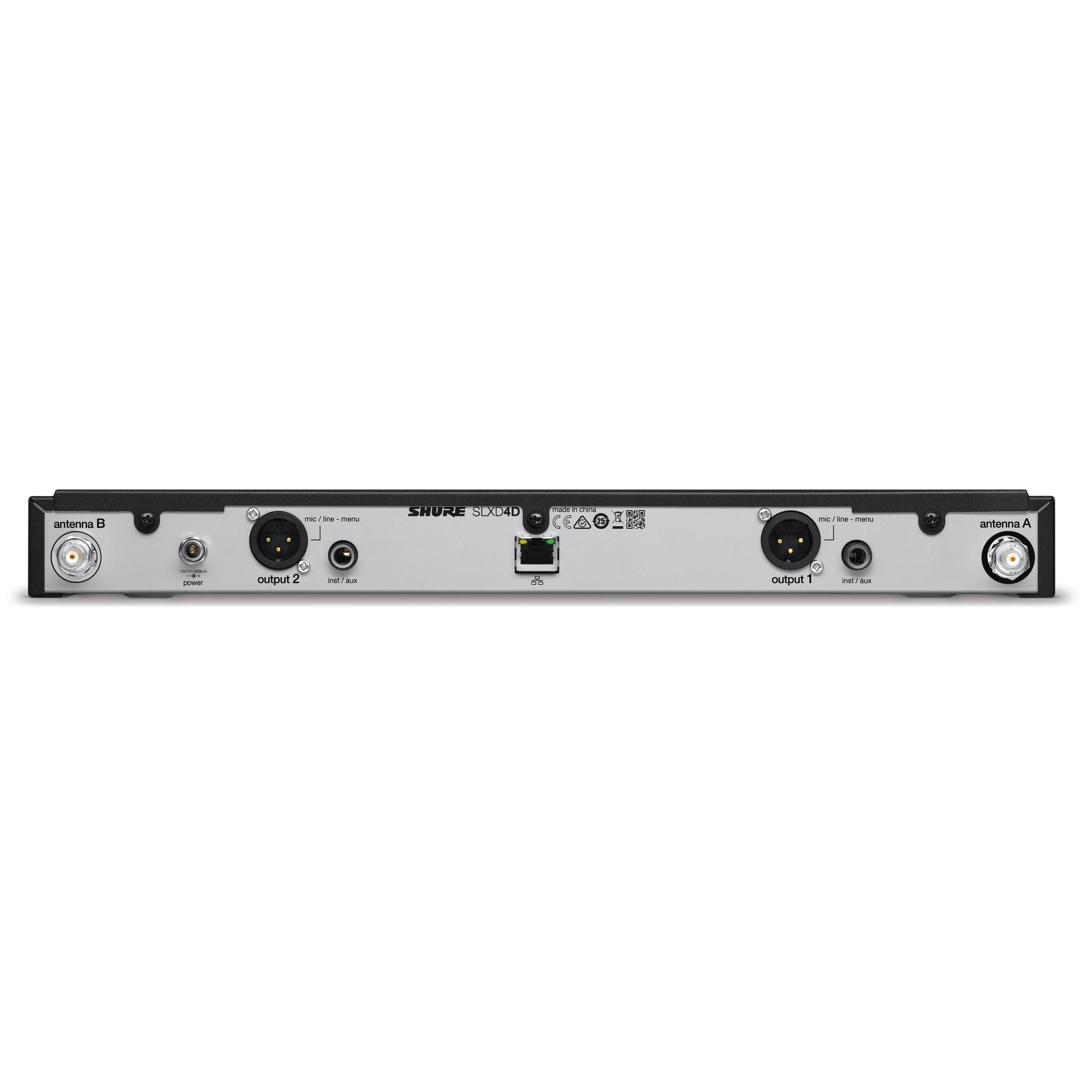 Shure SLXD24DE/SM58 G59 2-Kanal-Funksystem mit zwei Handsender