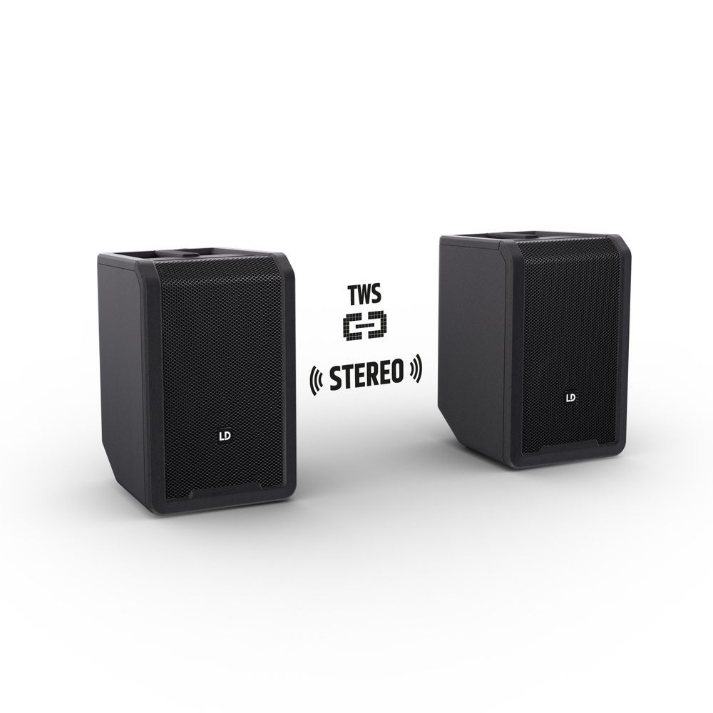 LD Systems ANNY 8 Black Akkubetriebene Bluetooth-Lautsprecherbox 