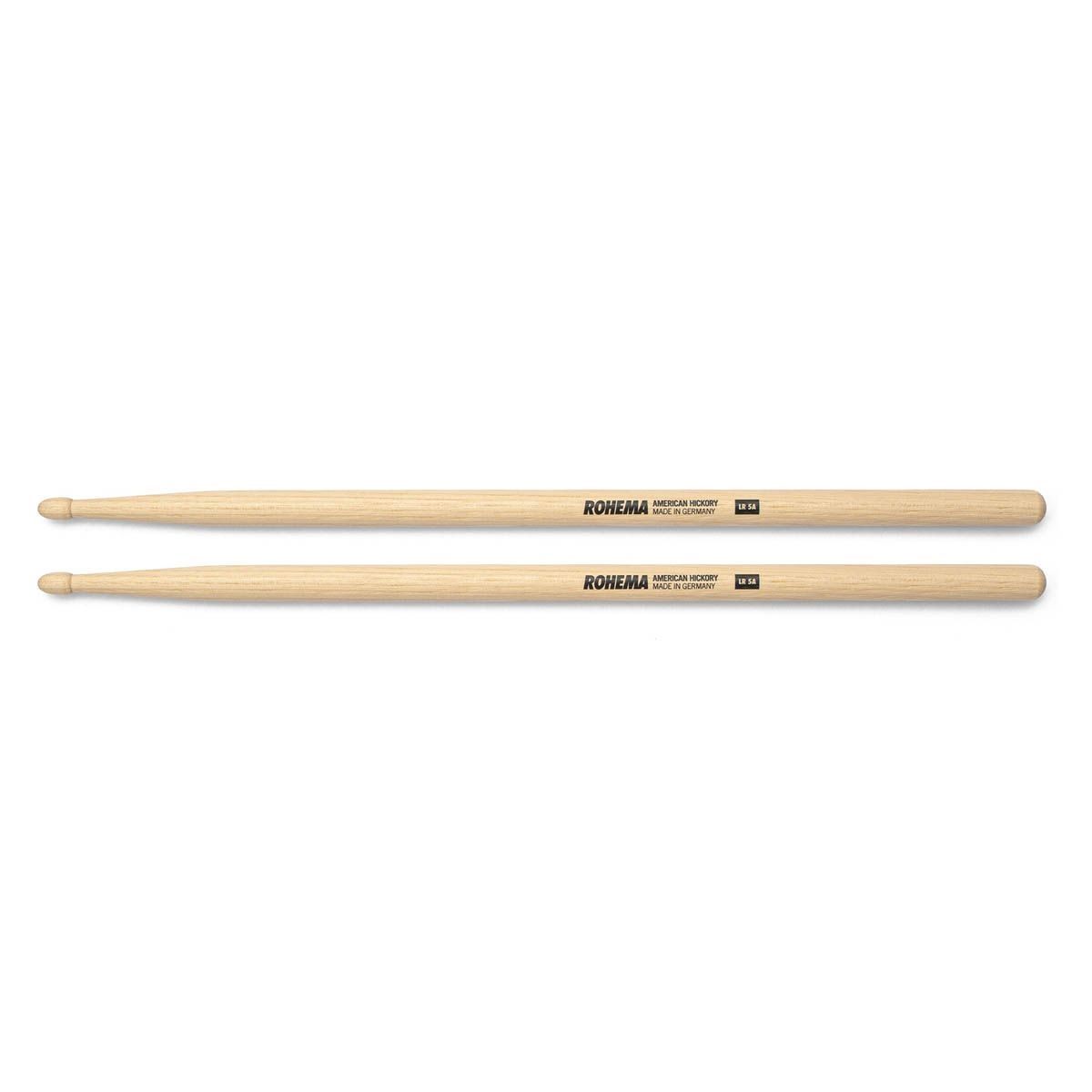 Rohema 5A Light Rock Natural Hickory Drumsticks 61321 2U