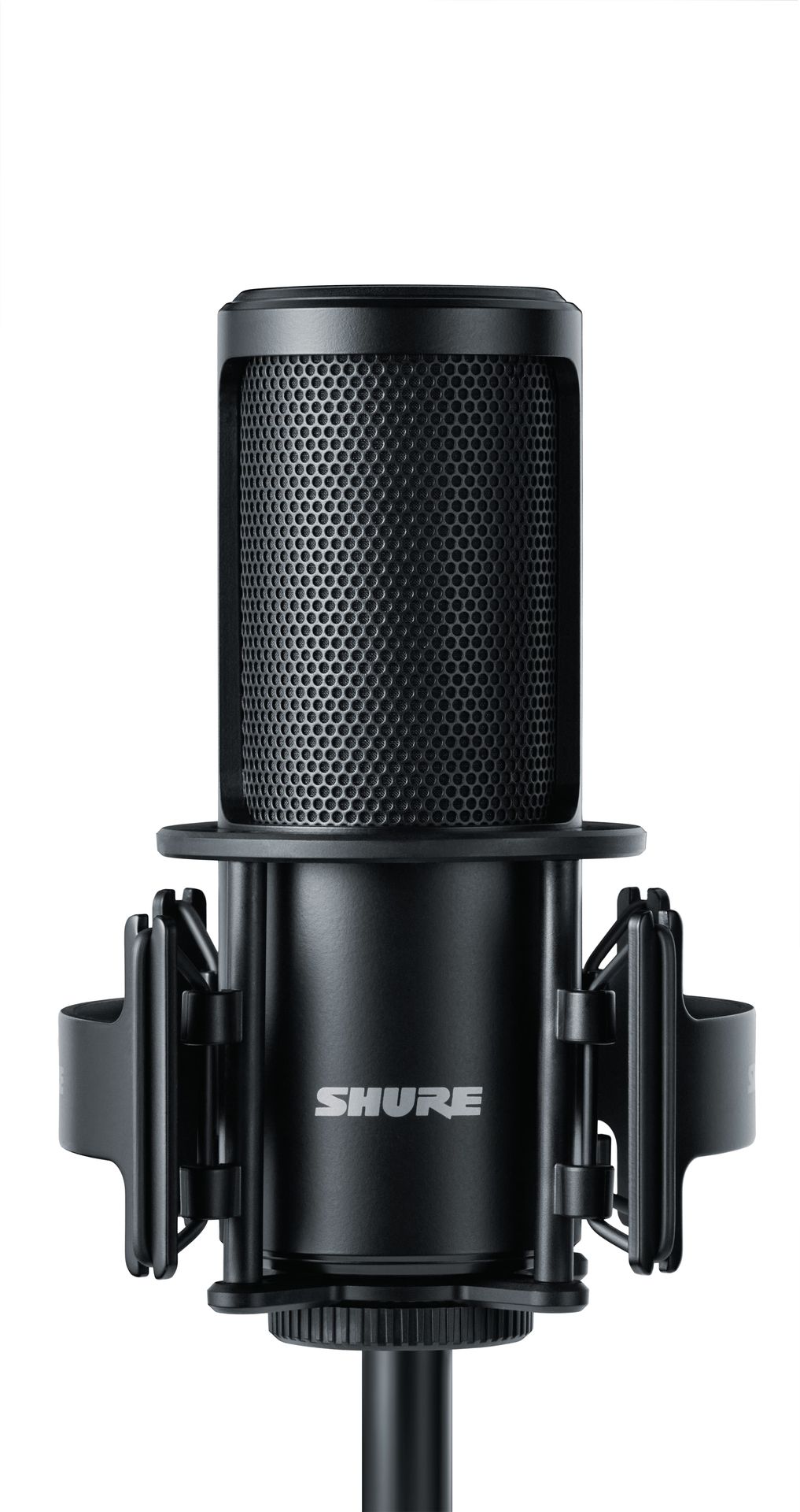 Shure SM4-Kit  Großmembran Kondensatormikrofon SET mit Spinne und Popfilter