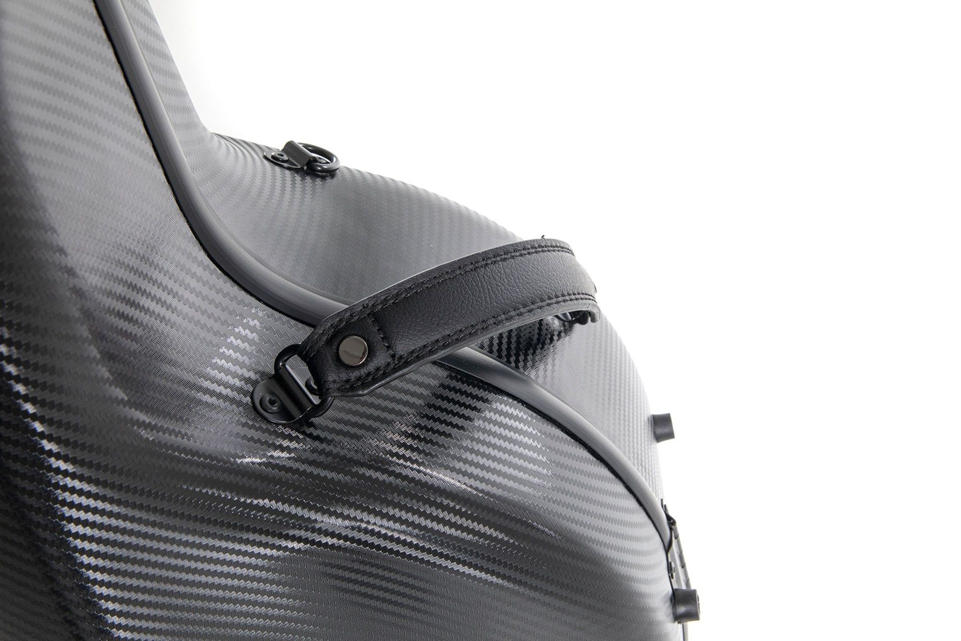 Cello-Etui schwarz 4/4 Polycarbont  4,6 kg  - abnehmb Rucksackriemen Cello Case 