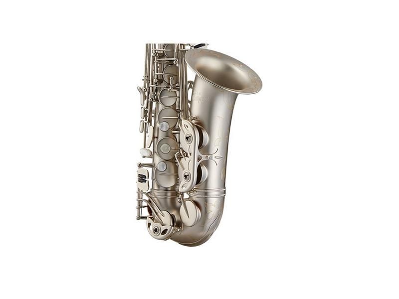 Antigua AS-4248 CN-GH Altsaxophon "Power Bell" matt Nickelfinish handgebürstet