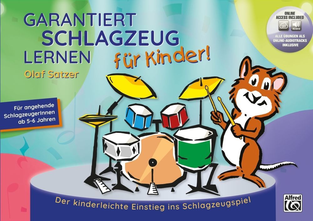 Noten Garantiert Schlagzeug lernen für Kinder ab 5-6 Jahren Alfred 20286G