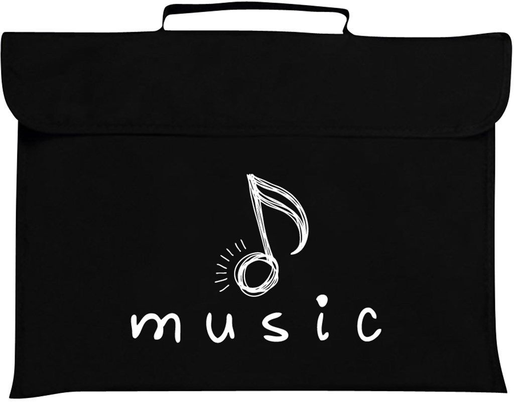 5034981002116 - TRAGTASCHE TragetascheTasche Bag Nylon schwarz Notenmotiv Achtelnote