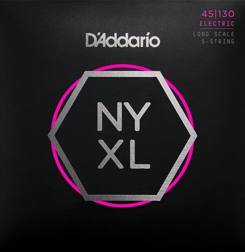 0019954176860 - DAddario - 5er Bass NYXL 45-130 45-65-80-100-130 NYXL45130