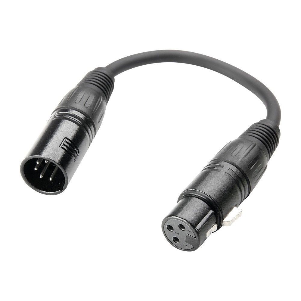 4049521143564 - Adam Hall Cables K3 DGF 0020 DMX Adapter XLR male 5 Pol auf XLR female 3 P