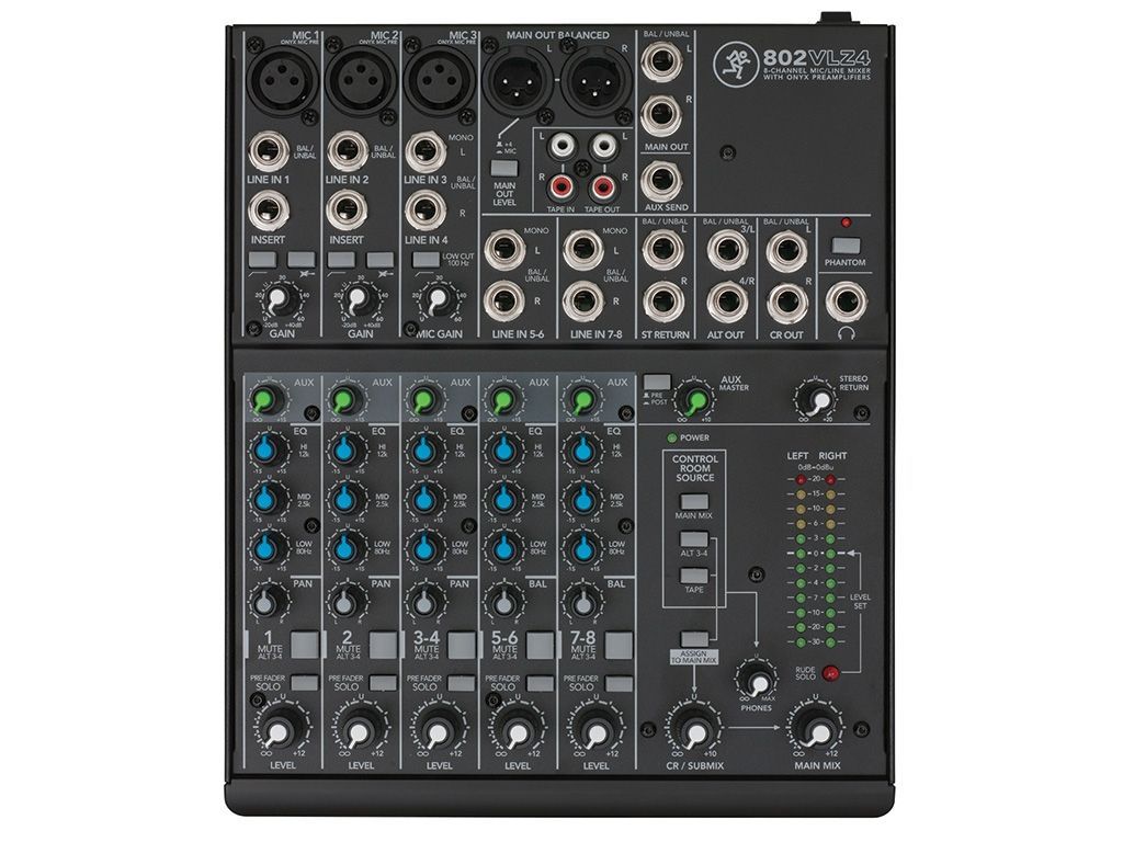 Mackie 802 VLZ4 Mixer 8-Kanal