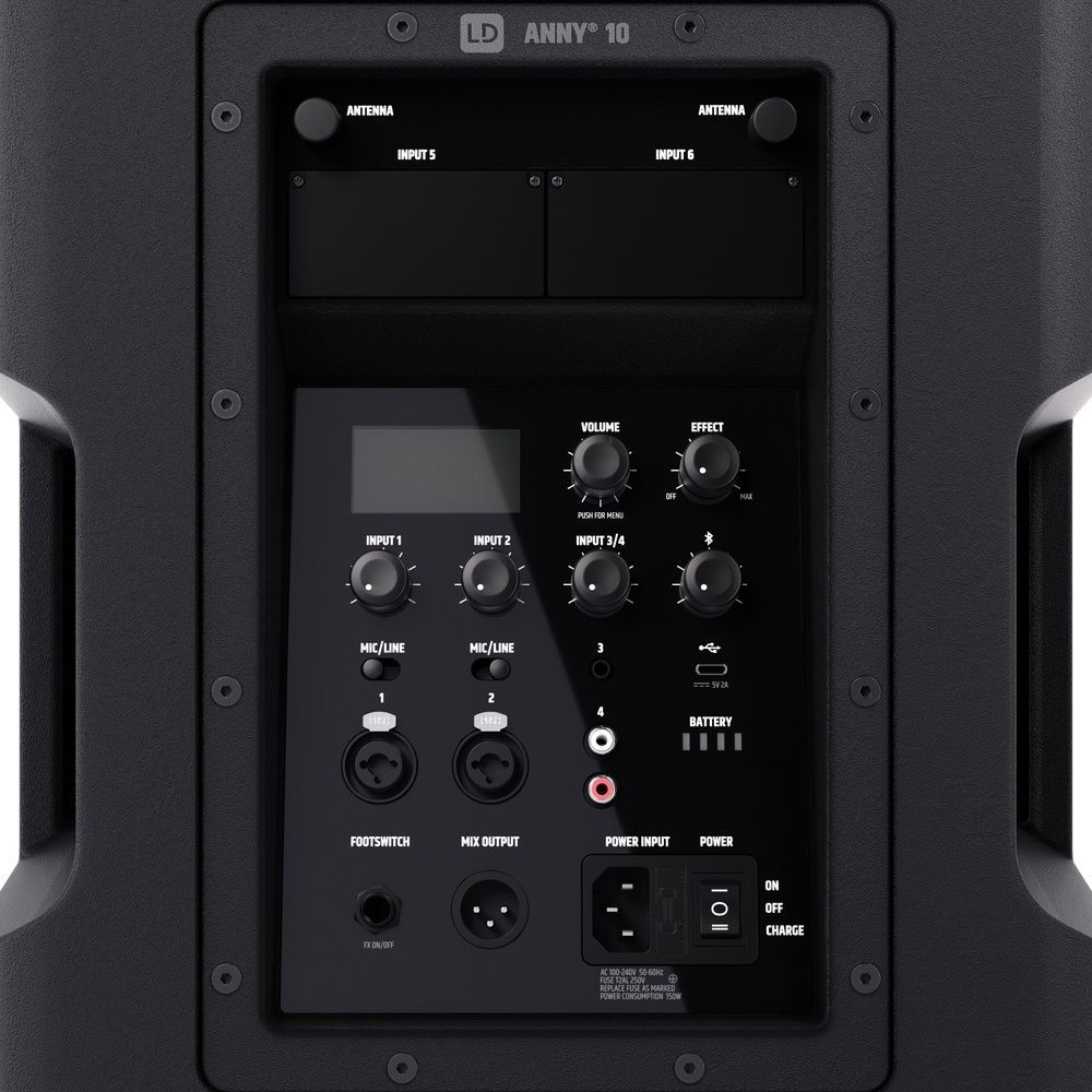 LD Systems ANNY 10 Akkubetriebene Bluetooth-Lautsprecherbox 