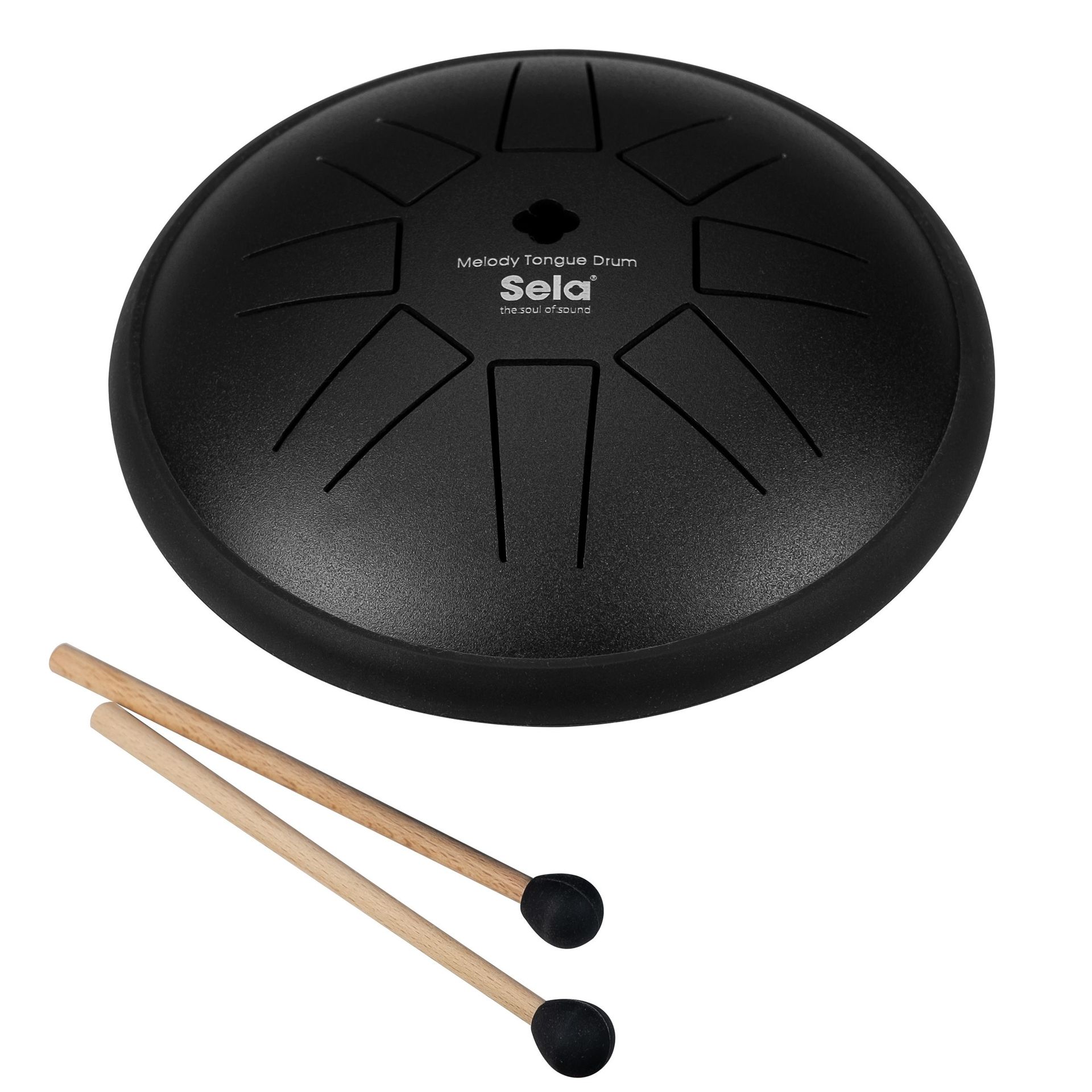 4026929928214 - Sela Melody Tongue Drum 6“ C Major Black