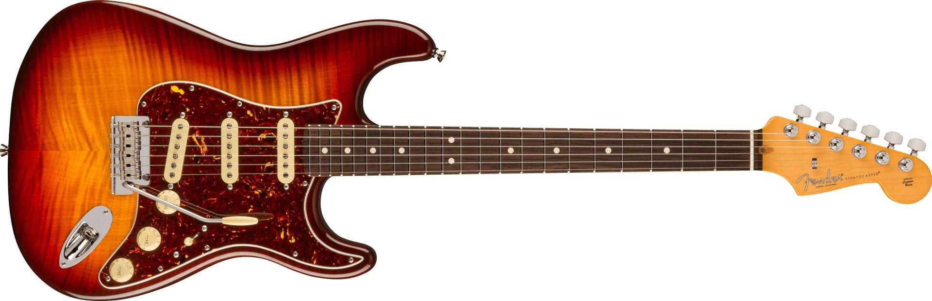 Fender American 70th AnniversaryPro II Strat RW CM  incl. Koffer