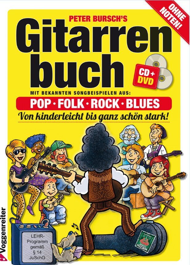 Schule Gitarrenbuch 1 Peter Burschs Peter Bursch 0208 Voggenreiter NEUE AUSGABE