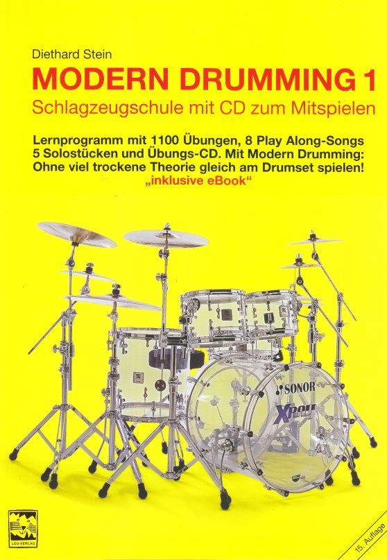 Schule Modern Drumming 1 Diethard Stein incl. CD Leu Verlag LEU 24-5