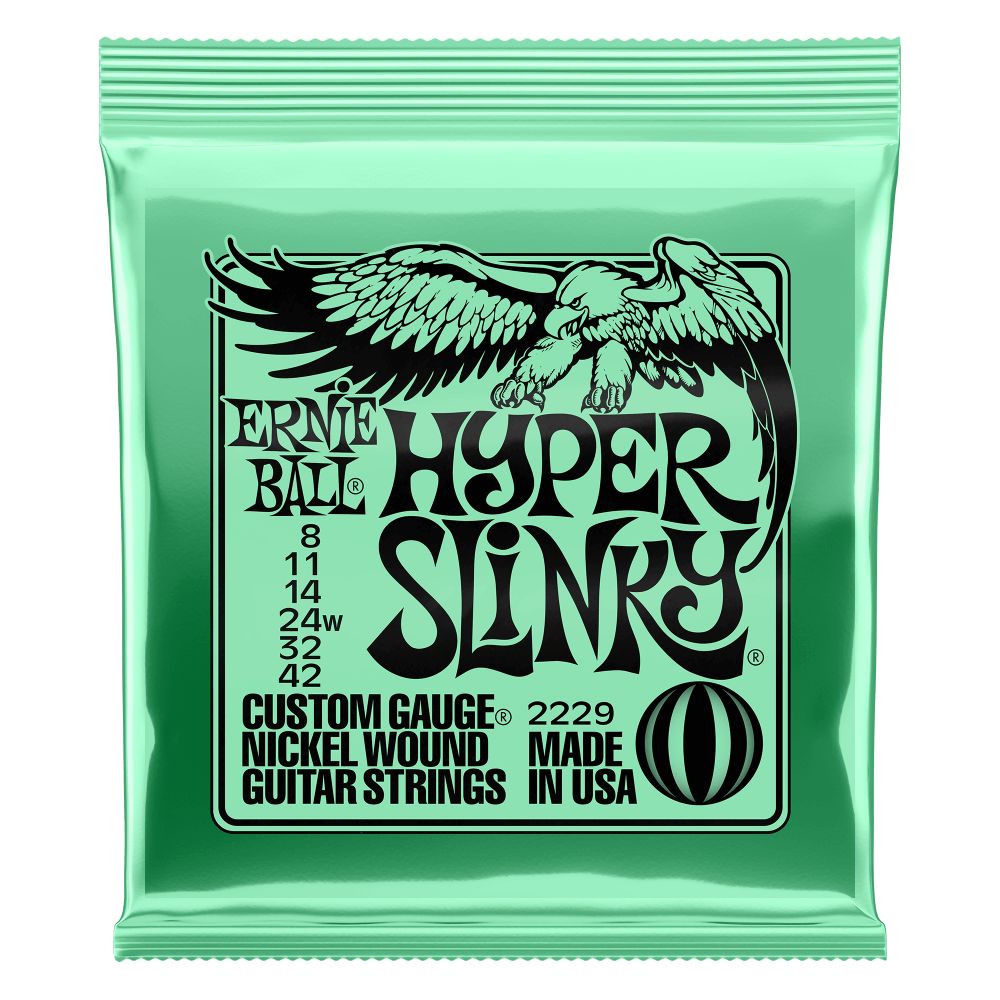 0749699103998 - Ernie Ball EB-2229 E-Gitarren Saiten Extra Slinky008-042