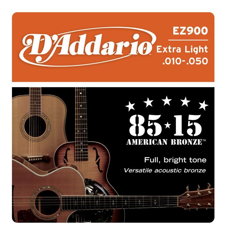 0019954123079 - DAddario EZ900 10-50 Akustik Saiten 6 Strings010-050