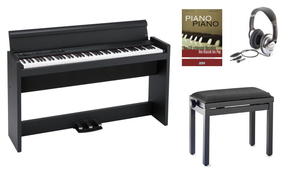 0703062854948 - LP-380U BK Set Digitalpiano schwarz matt inclKlavierbank ua Zubehör