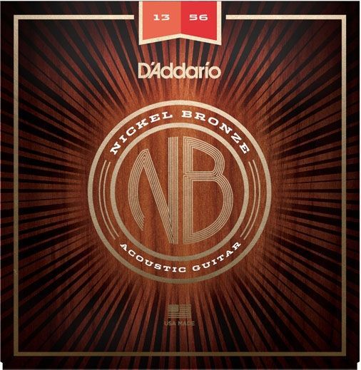 0019954182212 - DAddario NB1356 Nickel Bronze Akustik Saiten 6 Strings 013-056