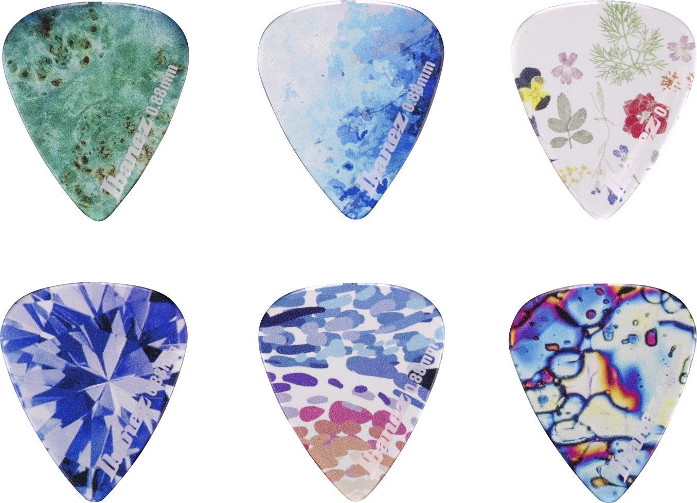 4549763168825 - PCP14MH-C1 IBANEZ KALEIDO Series Picks - Copolyester Medium Heavy